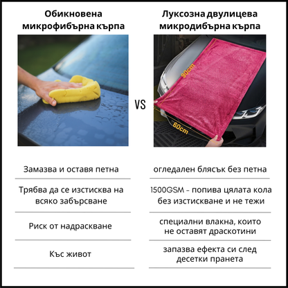 Детайлинг кърпа розова за жени